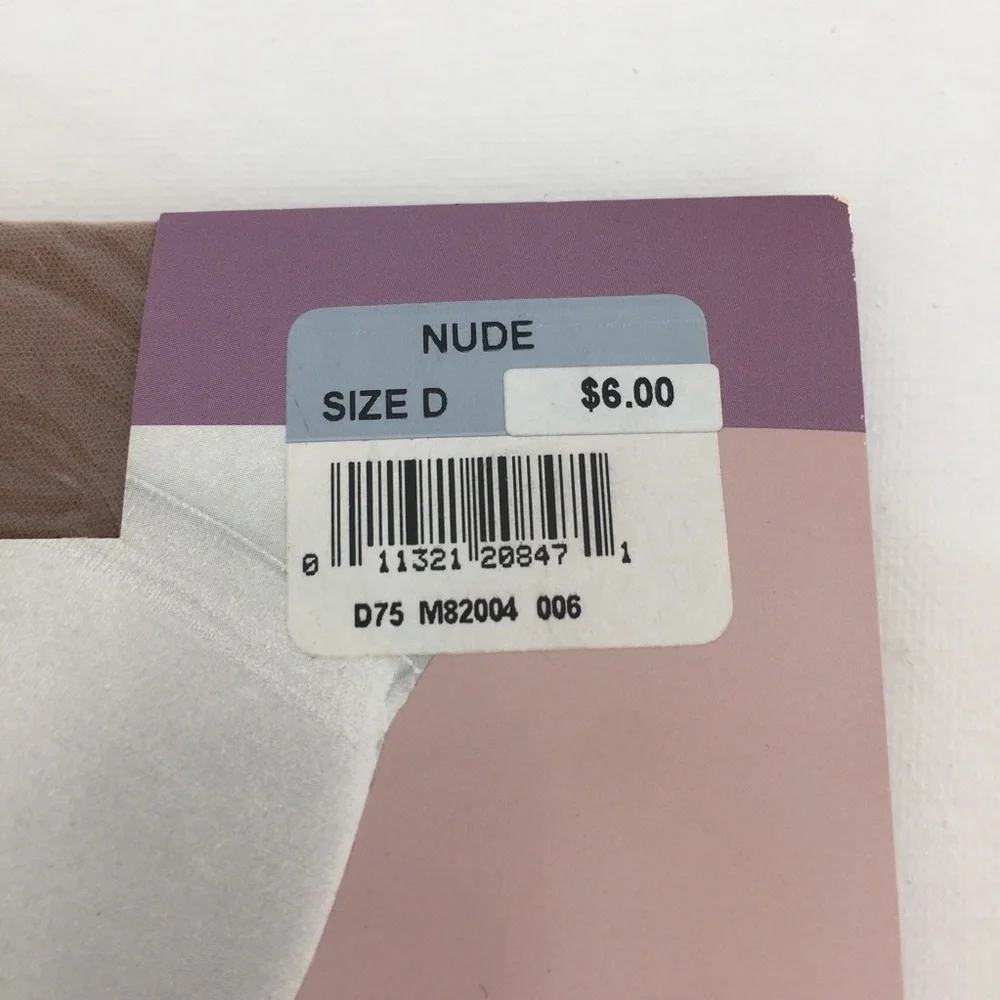 Vintage Nice Touch Set of 2 Control Top Nude Pantyhose Size D, E NEW & Kneehighs